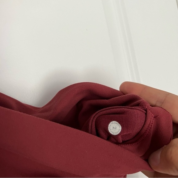 Lululemon Align Crop *21" - Red Merlot size 2 - Picture 9 of 9